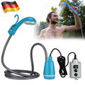 Outdoor Garten Camping Dusche Tauchpumpe mit Akku Brause Hundedusche USB