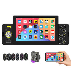 Single 1 Din 5" mit Mirror Link Android/IOS Autoradio Touchscreen Bluetooth FM