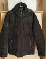 Camel active warme Winterjacke Herren, mit Kapuze Gr. 58, schwarz, wie neu, top