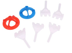 Schraublaschen Nivelliersystem Fliesen Plan System Verlegehilfe 1-3 mm Laschen