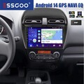 DAB+ 2+64G Android 14 Autoradio Für Mitsubishi Mirage Space Star Carplay GPS KAM