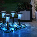 Steckleuchte Solarlampe Außenleuchte LED Erdspieß Garten Wege Deko-Licht 4er Set