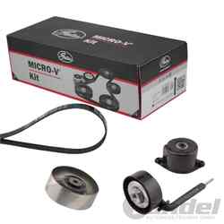 GATES Micro-V Kit KEILRIPPENRIEMEN-SATZ passend für BMW 5 6 | K216PK2083