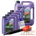 4x1L + 5L = 9 LITER LIQUI MOLY SYNTHOIL RACE TECH GT1 10W-60 MOTOR-ÖL MOTOREN-ÖL