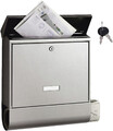 BURG-WÄCHTER Briefkasten Mit Zeitungsfach Und Namensschild, Rostfreier Edelstahl