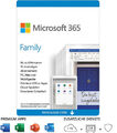 Microsoft Of­fice 365 Family (Home), 6 Personen, 1 Jahr, je 5 Geräte Download