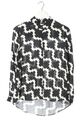 ESPRIT Hemd-Bluse Damen Gr. DE 36 schwarz-weiß-hellgrau Casual-Look