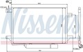 NISSENS (94910) Kondensator, Klimaanlage für MERCEDES
