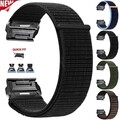 Für Garmin Fenix 3 HR 6 6X Pro 5 5X Plus 8 E 7 7X Quick Fit Nylon Loop Armband
