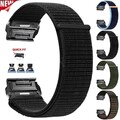 Für Garmin Fenix 3 HR 6 6X Pro 5 5X Plus 8 E 7 7X Quick Fit Nylon Loop Armband