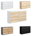 Kommode mit 6 Schubladen Breite: 120 cm - Schubladenschrank - Sideboard