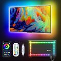 LED Streifen Stripe Leiste 5050 RGB USB TV Hintergrundbeleuchtung Lichterkette