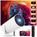 2024 NEU Beamer Projektor 4K UHD WiFi Bluetooth Android TV Heimkino Mini Tragbar