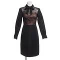 Mikael Aghal Kleid Gr. 30 US 0 Schwarz Beige Damen Kleid Dress Robe