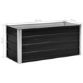 Metall Hochbeet Pflanzbeet Gemüsebeet Pflanzkasten Stahl Beet Blumenbeet Garten