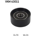 SKF VKM 63011 Umlenkrolle Führungsrolle Keilrippenriemen für HONDA ACCORD II