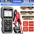 TOPDON AL500B Profi Auto Diagnosegerät OBD2 Scanner KFZ 12V Batterietester ABS