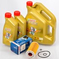 BOSCH Ölfilter + 7L CASTROL EDGE 5W30 Long Life Öl für JEEP MERCEDES 2.0D-2.7D