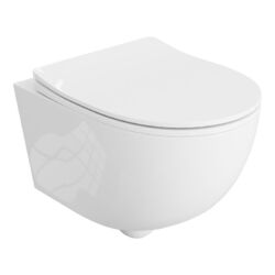 Lavita Wand-WC Spülrandlos Wc Sitz Mit Absenkautomatik Toiletten Hängen Weiß