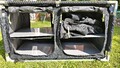 Praktischer und stabiler niedriger Campingschrank aus Textil und Alu von Outwell
