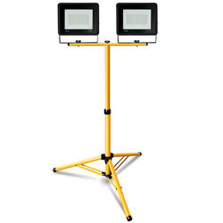 LED Fluter Baustrahler mit Stativ Strahler Flutlicht Scheinwerfer Garten 10-100W