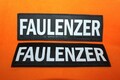 NEU ⭐ Klettsticker FAULENZER ⭐ 16 cm x 5 cm 2 Stück Julius K9 IDC Powergeschirr
