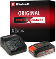 Einhell Starter Kit 2,5 Ah Akku Ladegerät Power X-Change 18 V 50 min Ladezeit