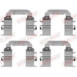 ORIGINAL® Quick Brake Zubehörsatz, Scheibenbremsbelag Vorne für Hyundai i10 I