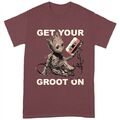 T-Shirt Get Your Groot On kastanienbraun GUARDIANS OF THE GALAXY VOL.2