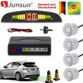 4 -Sensoren Universal PDC LED Einparkhilfe Nachrüsten hinten Rückfahrwarner mit
