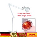 Wärmetherapie Infrarot Rotlicht Lampe Bodenständer Wärmelampe mit Rädern 275W