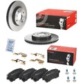 2x Brembo Bremsscheiben Ø258mm + Beläge Vorne passend für Ford Fiesta VI CB1 CCN