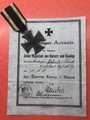Eisernes Kreuz 2. Klasse 1914 WK1 Original magnetisch
