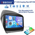 32GB Apple Carplay Autoradio Für Hyundai ix35 2009-2015 GPS NAVI RDS Android 14
