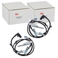 2x NTY ABS-SENSOR RADDREHZAHL-GEBER HINTEN HINTERACHSE LINKS+RECHTS