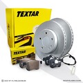 Textar Bremsscheiben + Beläge vorne für VW T4 Bus Kasten Transporter Multivan, 