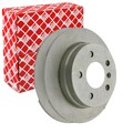 2X FEBI BREMSSCHEIBEN Ø258mm HINTEN PASSEND FÜR MERCEDES-BENZ A-KLASSE B-KLASSE