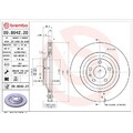 2x Brembo 09.8842.21 Bremsscheibe für AUDI A6 4F2 C6 4F5 Bremsscheiben