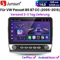 10.1" Autoradio Für VW Passat B6 B7 CC Android Carplay GPS Navi BT Wifi SWC DAB+