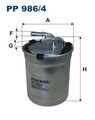 Kraftstofffilter FILTRON PP 986/4 Leitungsfilter für SEAT SKODA XL1 6J1 VW 6P5 5