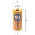 UFI Ölfilter 25.041.00 passend für Mercedes-Benz E-Klasse T-Model