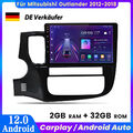 2+32G Für Mitsubishi Outlander 2012-2018 Android12 Autoradio Carplay GPS NAVI BT