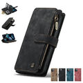 Handy Hülle Für iPhone 16 15 14 13 12 11 Pro Max XS XR 8 Leder Karte Case Cover