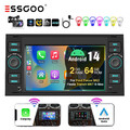Autoradio CarPlay Android 14 2+64G Für Ford Focus Transit MK7 Kuga S-Max GPS KAM