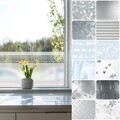 Fensterfolie Selbstklebend Statisch Glasfolie Folie Sichtschutz Praxis Büro Tür