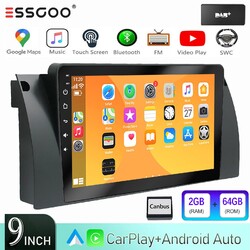 2+64G DAB+ Für BMW E38 5er E39 X5 E53 Android 14 Autoradio Apple Carplay GPS USB