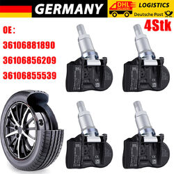 4x Reifendrucksensor RDKS für BMW 1er F20 F21 2er F22 F23 F45 433MHz 36106881890