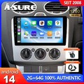DAB 2+64G Android 14 Autoradio Für Ford Focus Transit MK7 S-Max Carplay Navi GPS