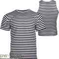 RUSSISCHE ARMEE MARINE T-SHIRT / TANK TOP GESTREIFT ARMY MATROSEN SHIRT SOMMER