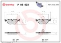 BREMBO Bremsbelagsatz Scheibenbremse PRIME P 06 023 für E39 BMW ALPINA B10 5er
